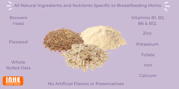 Natural Ingredients and Nutrients for Breastfeeding Mothers