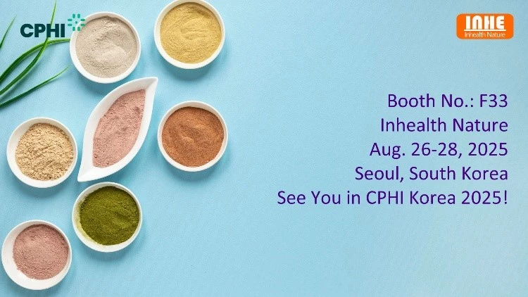 Inhealth Nature Will Shine at CPHI Korea 2025 at Stand F33